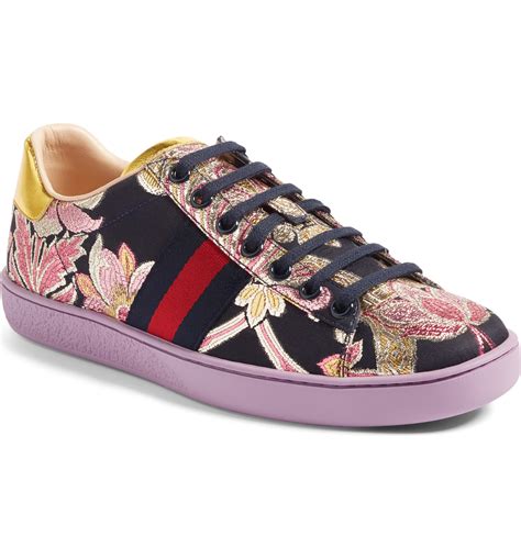 flower gucci sneakers|gucci ace sneakers women's.